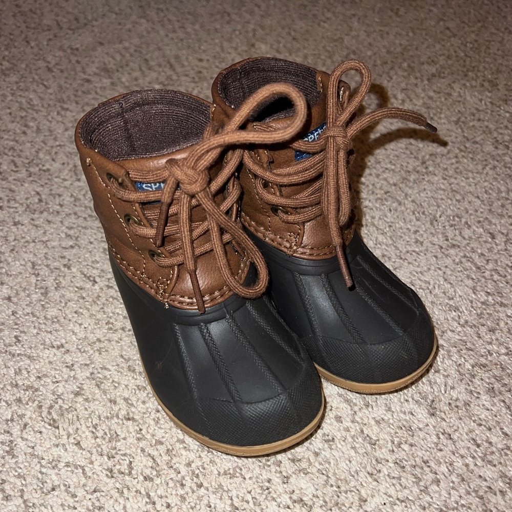 Sperry Duck Boots Toddler size 6
